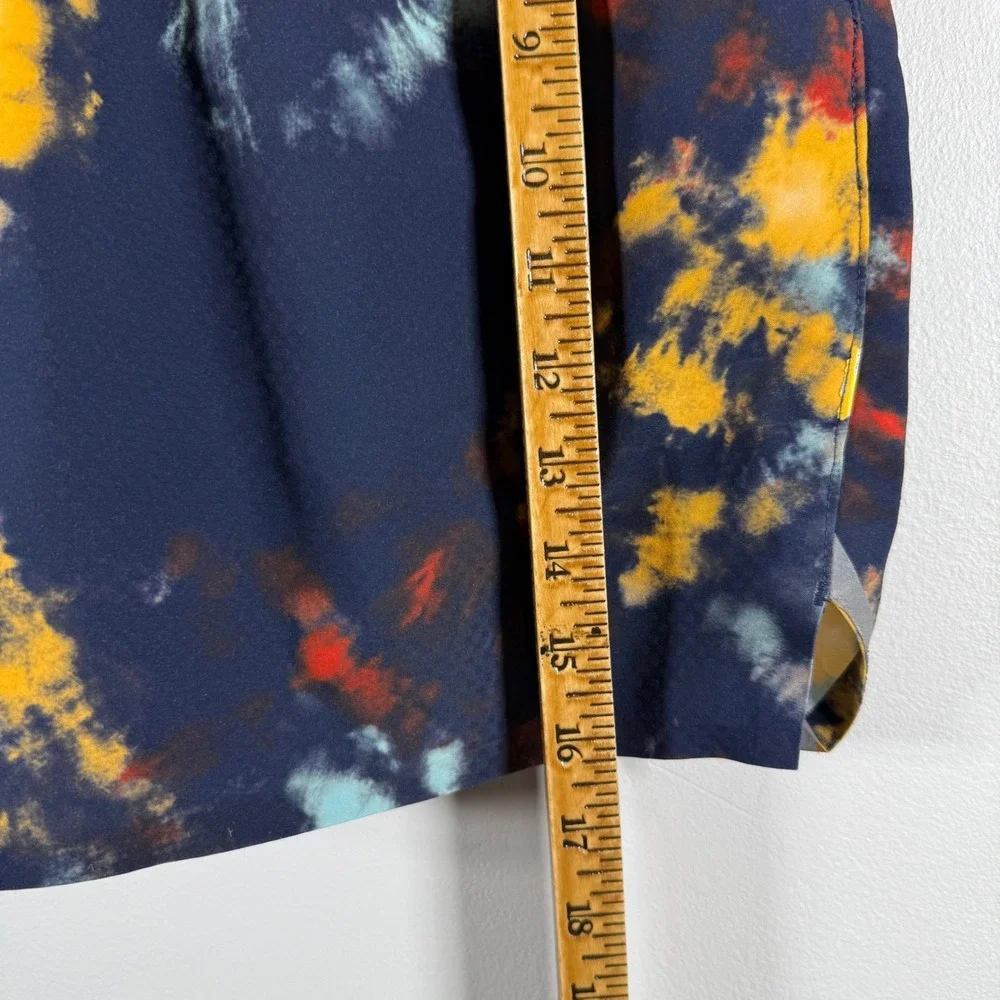Legends Tie Dye Athletic Shorts Navy Blue XXL